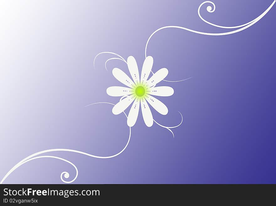 Abstract floral background