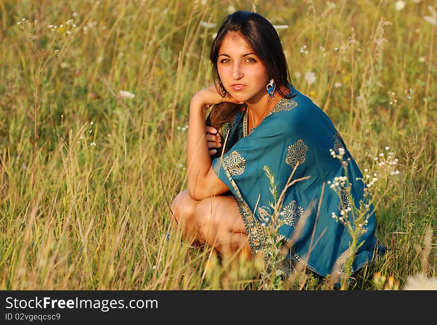 Pretty girl  outdoor at summer. Near Kiev,Ukraine. Pretty girl  outdoor at summer. Near Kiev,Ukraine