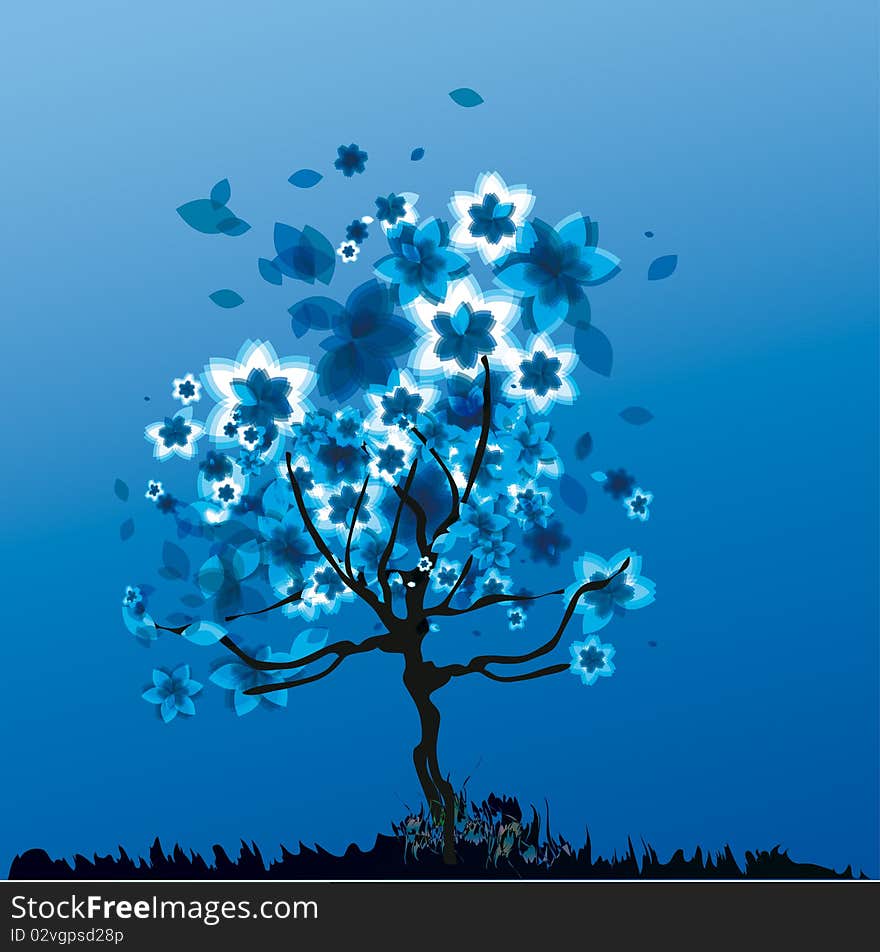 Blue Tree