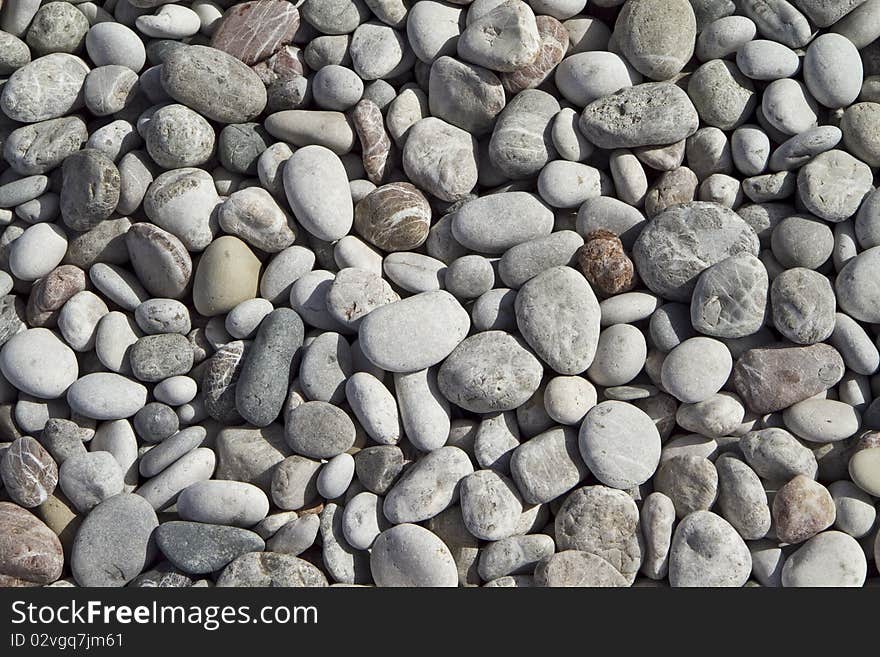 Beach stones