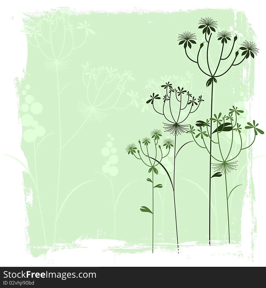 Floral design vector