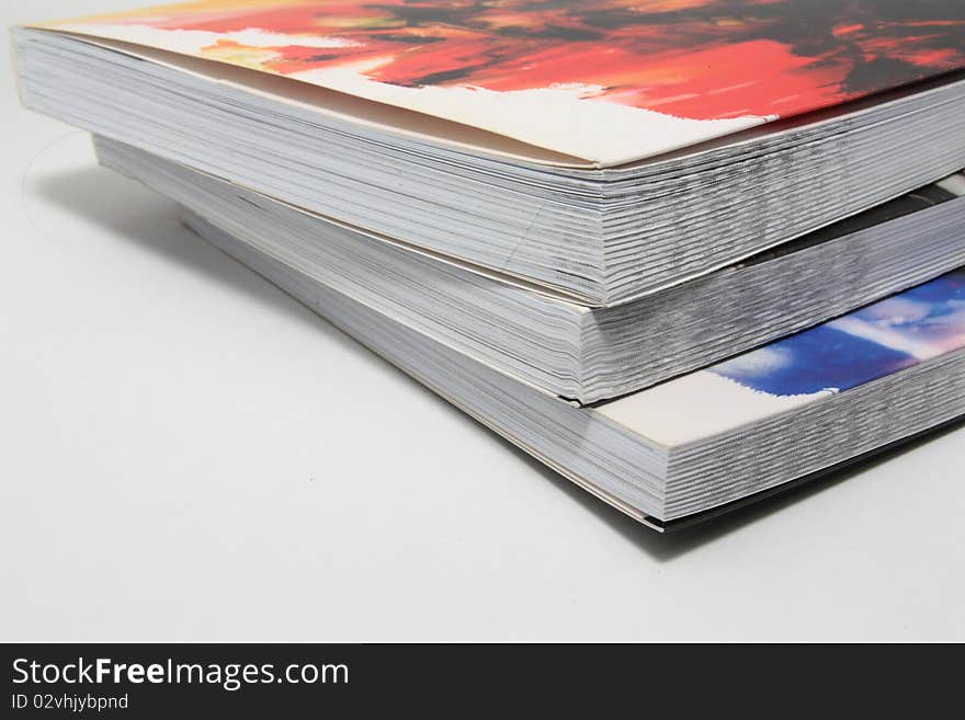 Stack of Interesting Story Books. Stack of Interesting Story Books.