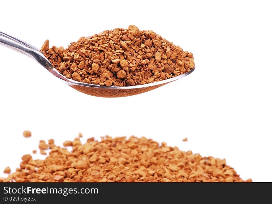 Spoonful Of  Coffee Granules