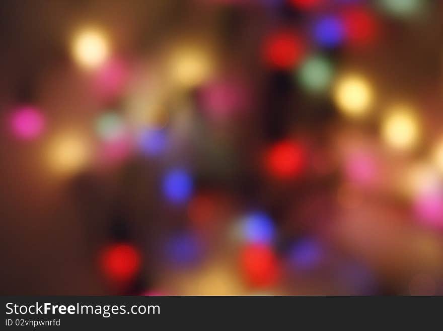 Background from colorful lights in the bluntness. Background from colorful lights in the bluntness