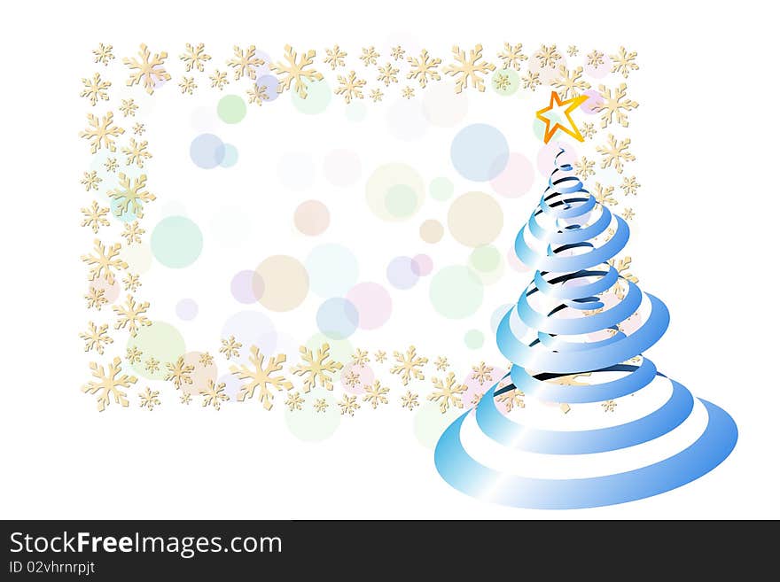 Graphic illustration of Christmas Tree