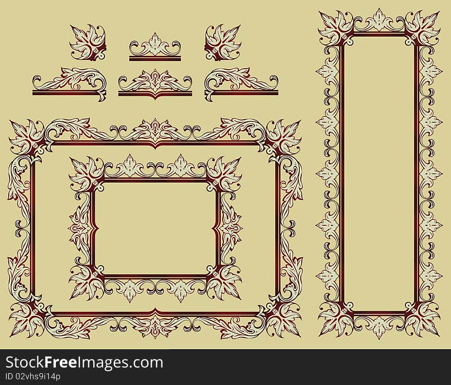 Set Of Plant Element For Design