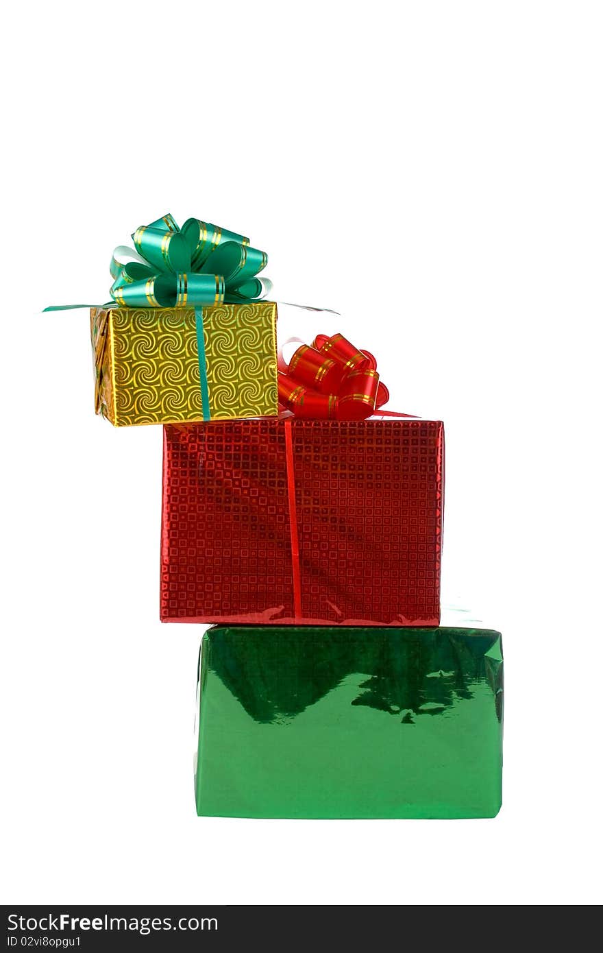 Multi-colored Boxes With Presents