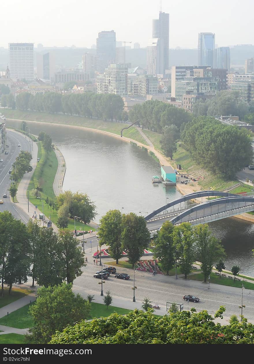 Vilnius - view on the capital of Lithuania