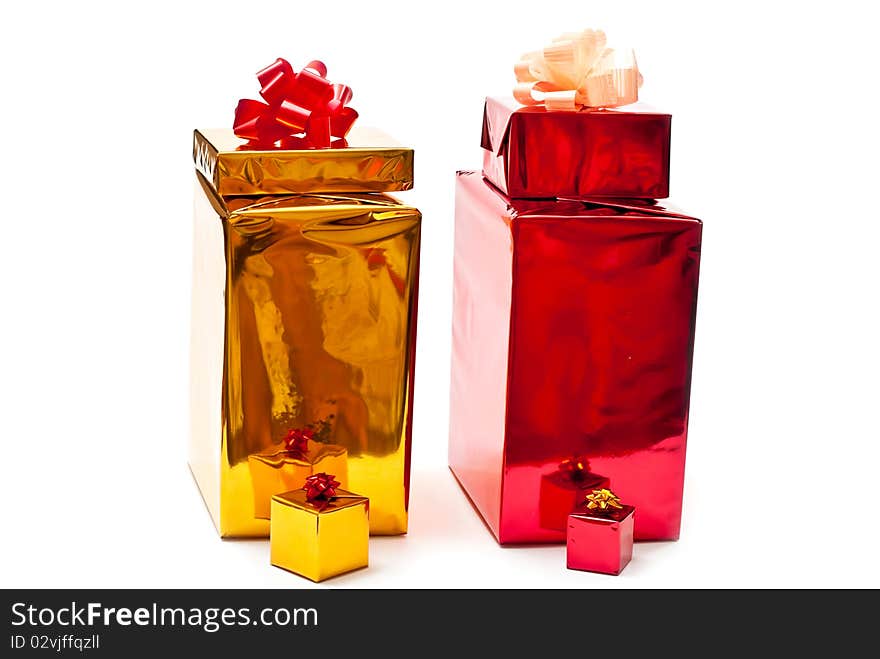 Yellow and red gifts