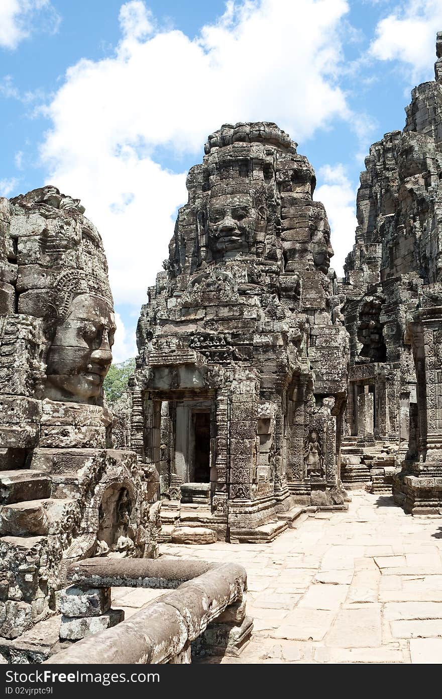 Bayon Temple In Angkor