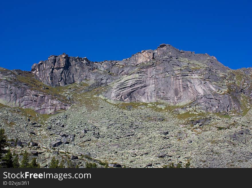 Mountain landscape. Siberian Natural Park Ergaki.