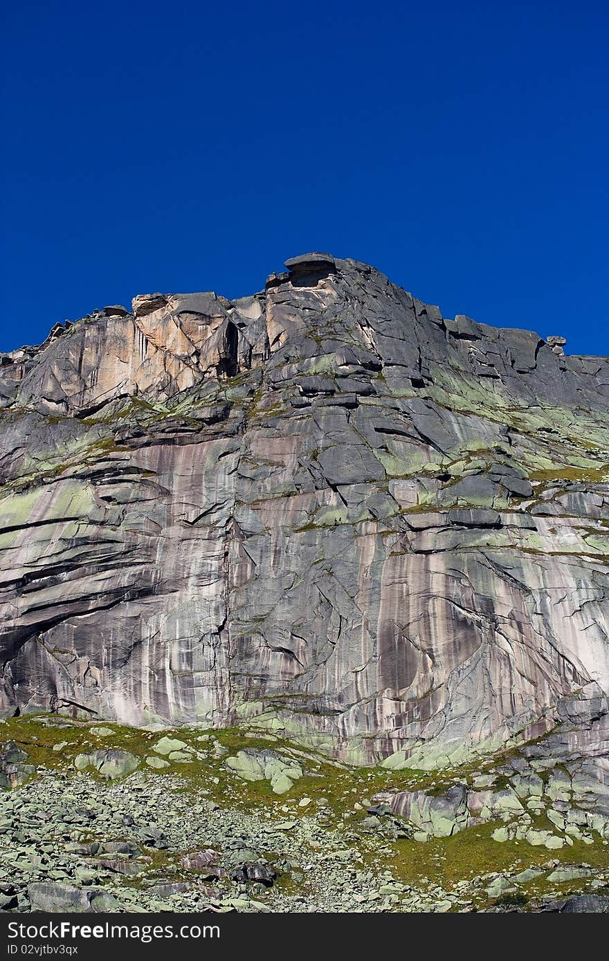 Mountain landscape. Siberian Natural Park Ergaki