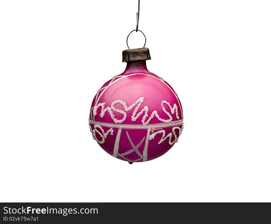 Old Christmas Ornements (clipping Path)