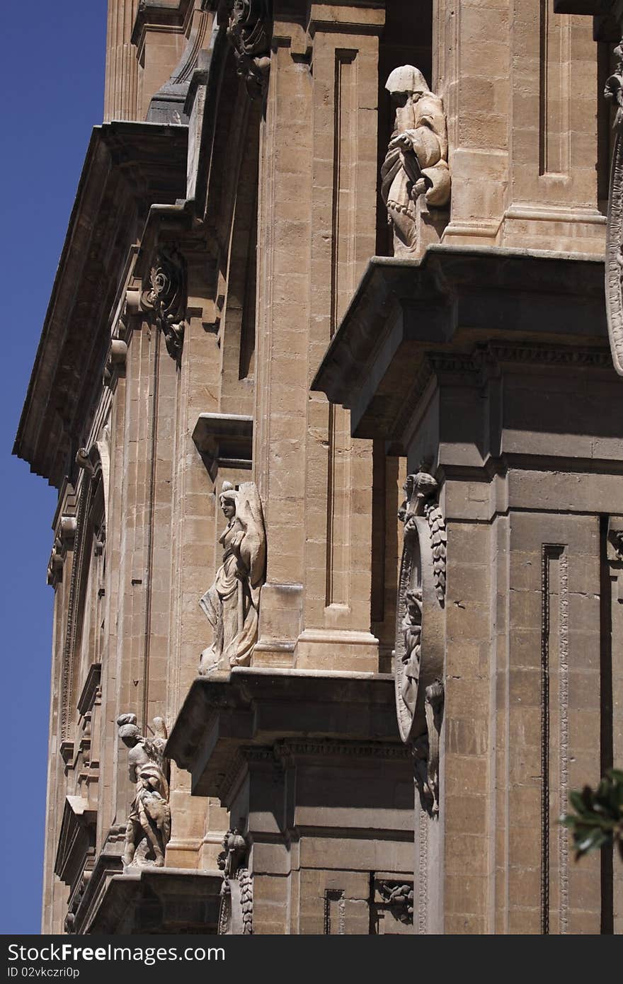 Detail of Granada cathedral