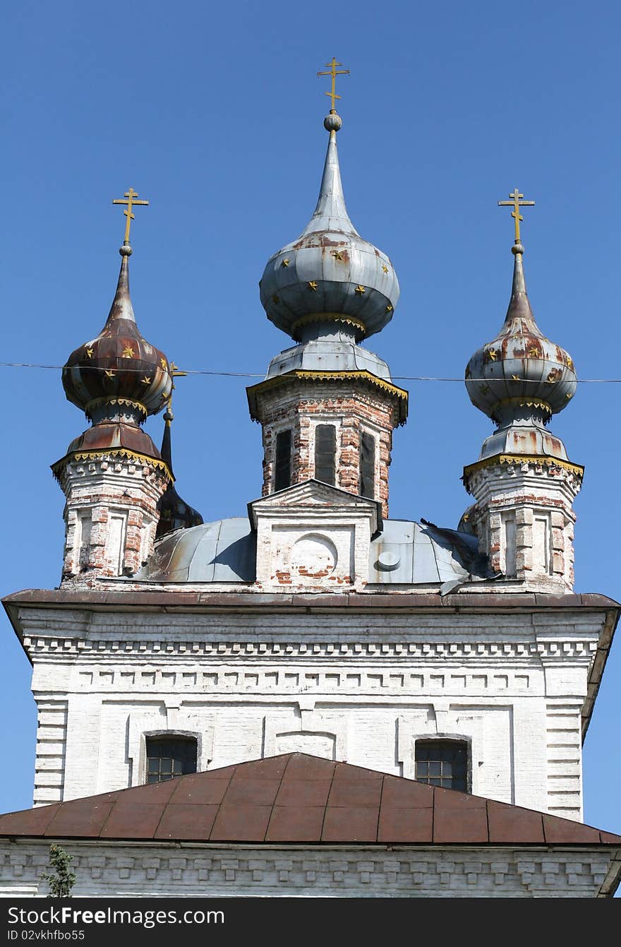 Russian orthodox cathedral in Yuriev-Polsky Russia