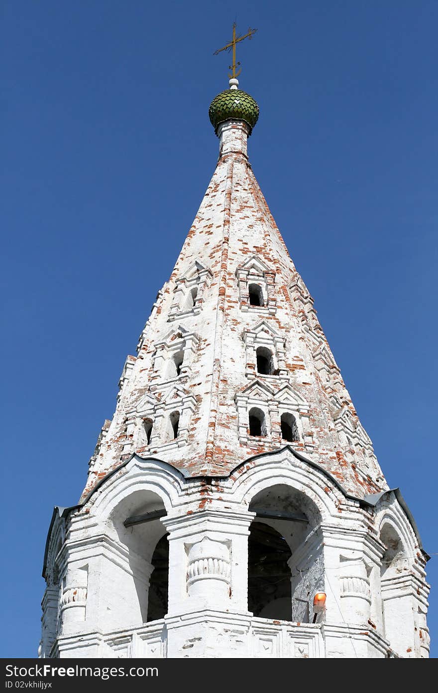 Bell tower in Yuriev-Polsky