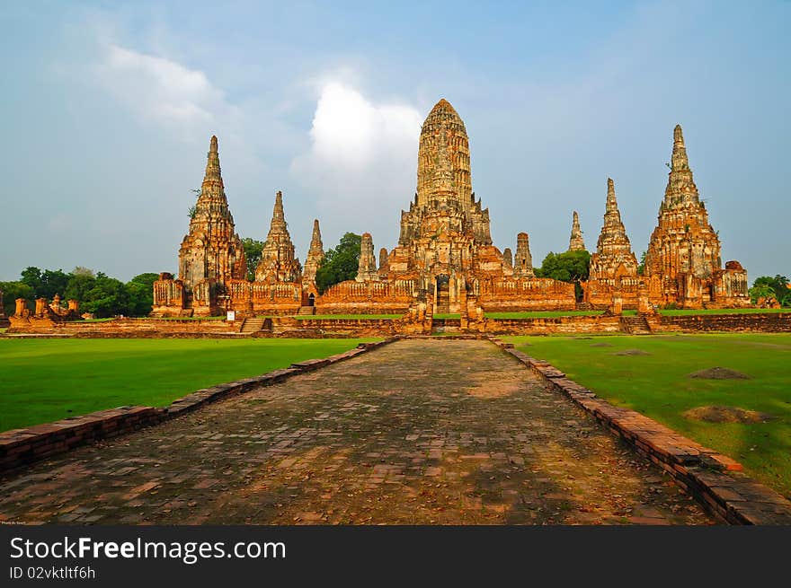 Ayutthay Historical Park in Thai