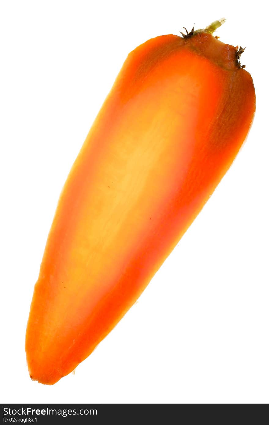 Slice carrots