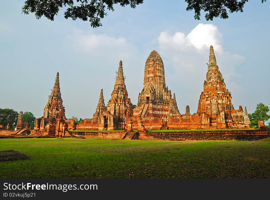 Ayutthay Historical Park in Thai