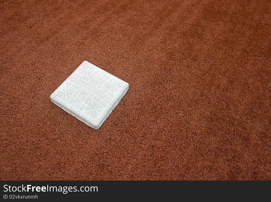 Pitcher's mound; viewed from above