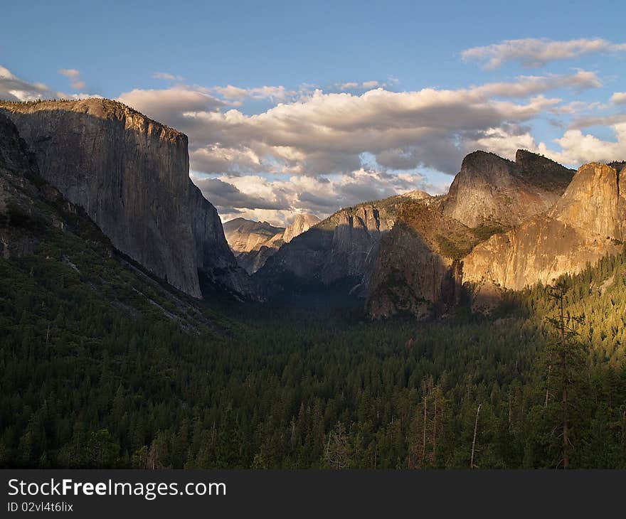 Landscapes from Yosemite National Park in California, USA