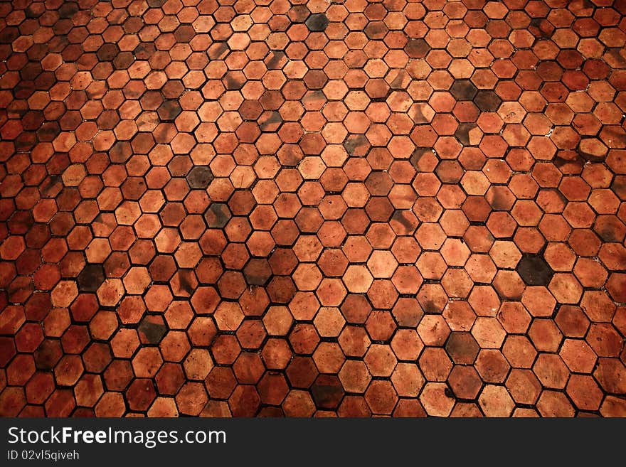 Floor mosaic background