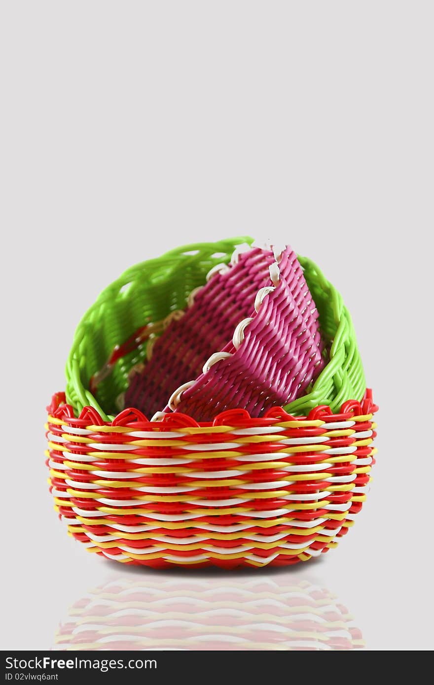 Colorful Woven Basket