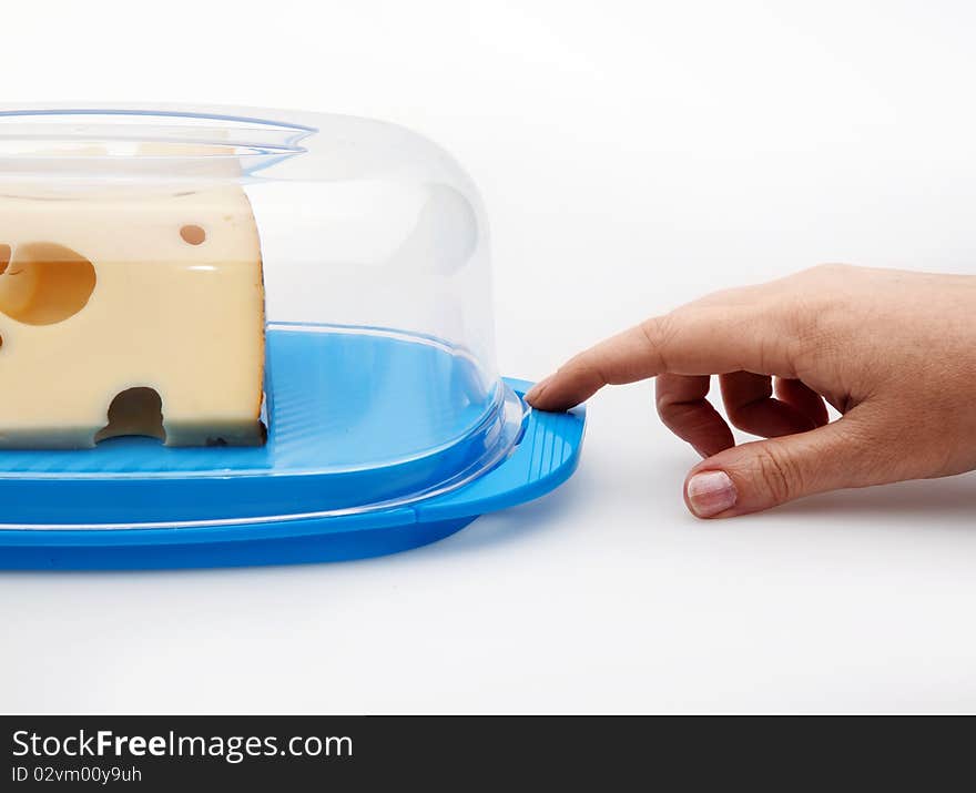 Hand last to butterdish with cheese. Hand last to butterdish with cheese