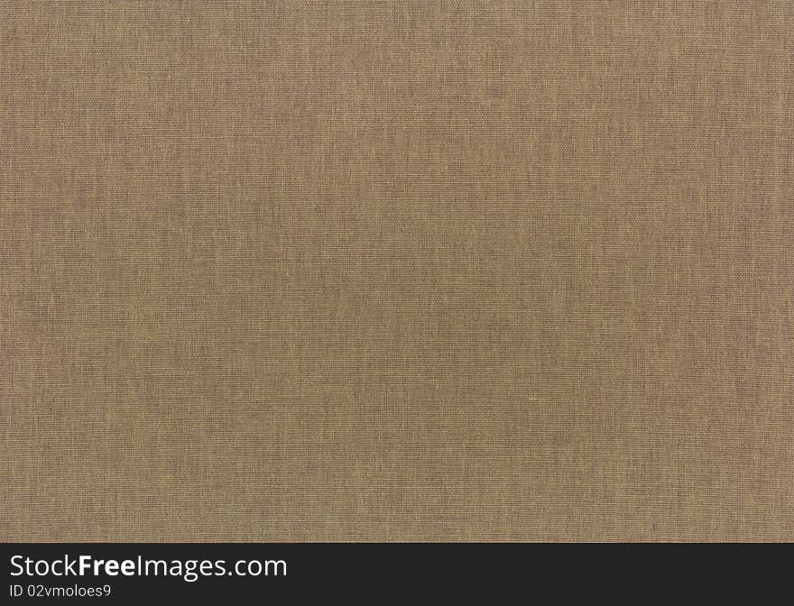 Brown fabric textured. Book cover