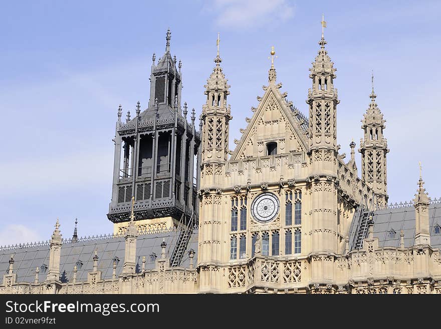 Towers Of Houses Of Parliament