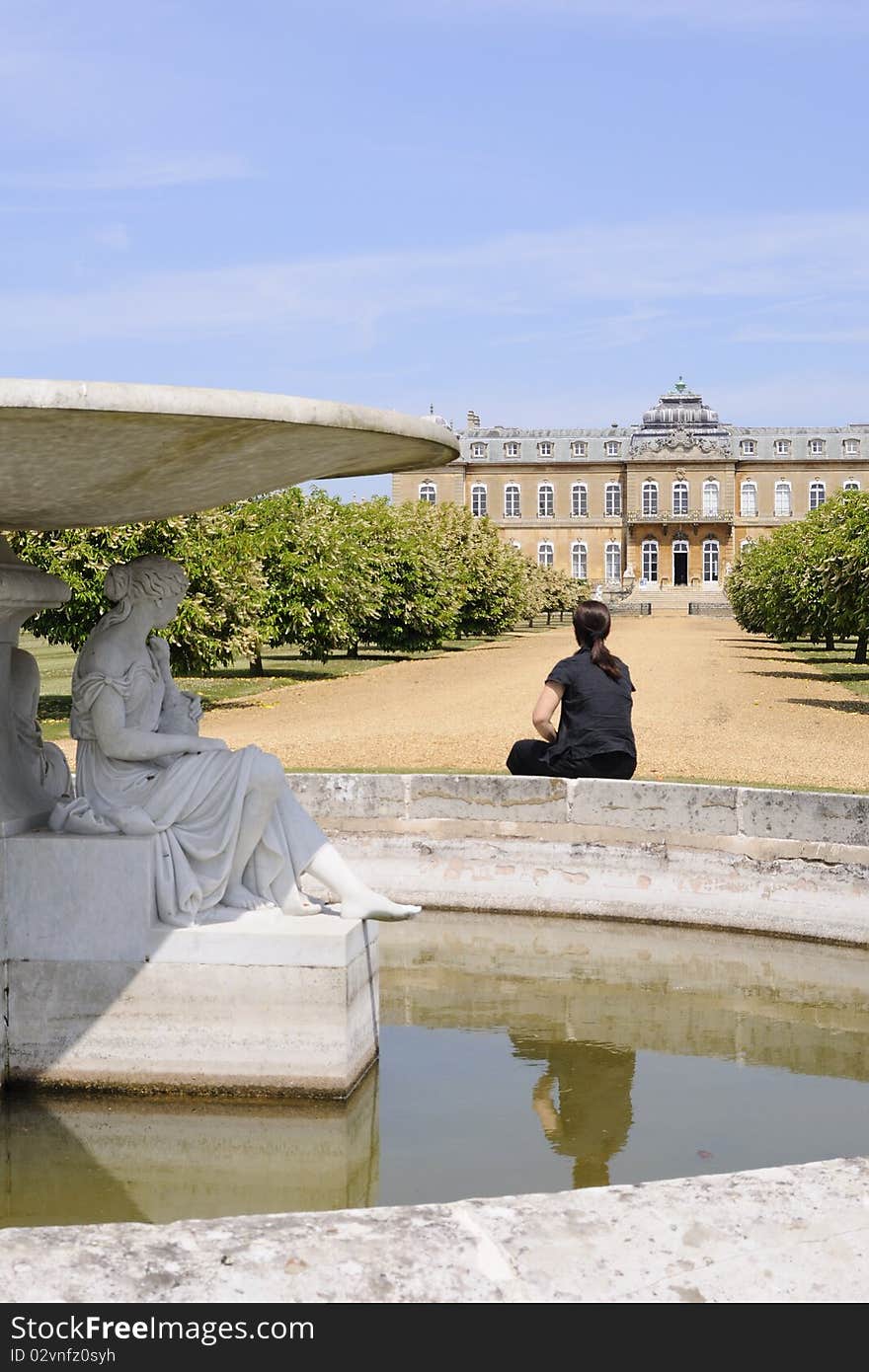 Woman Admiring English Domain