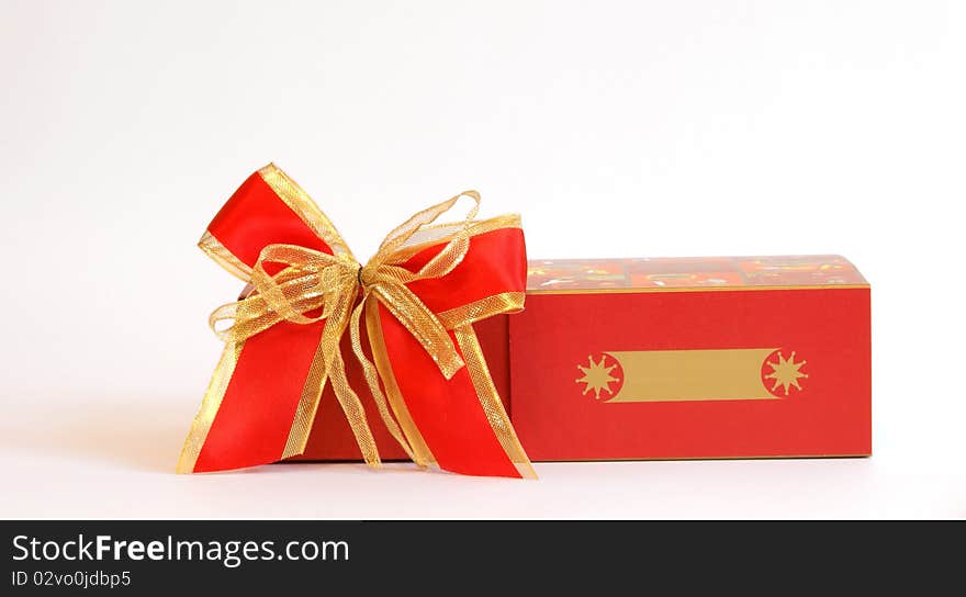 Christmas decoration on white background.