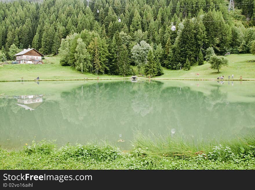 The village of Le Praz, close to the Vanoise NP