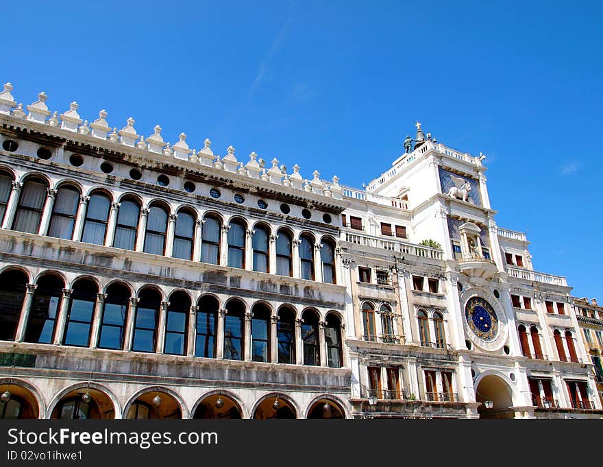 Astronomical clock at San Marco Square in Venice, Italy. Astronomical clock at San Marco Square in Venice, Italy