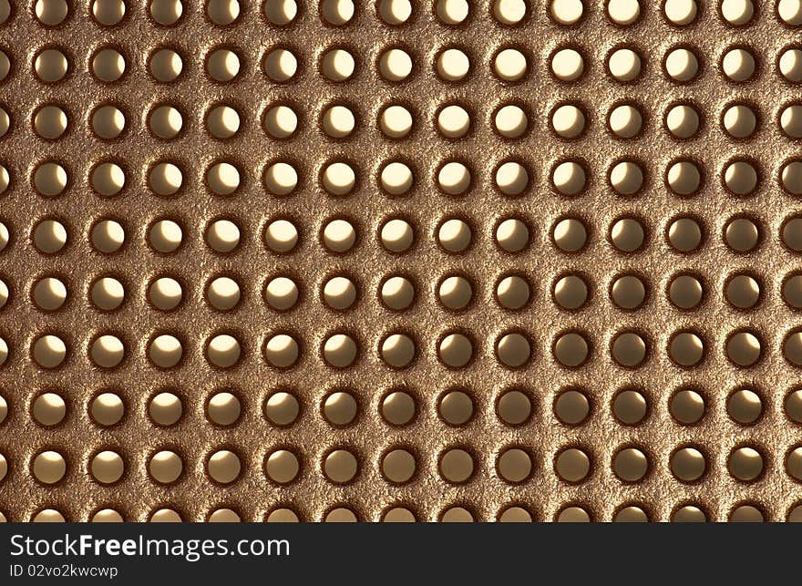 An Abstract and Texture of Perforated Metal Background