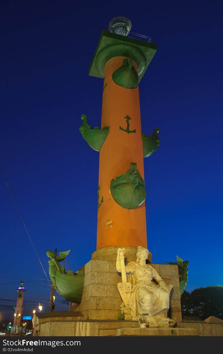 Rostral Column in St. Petersburg