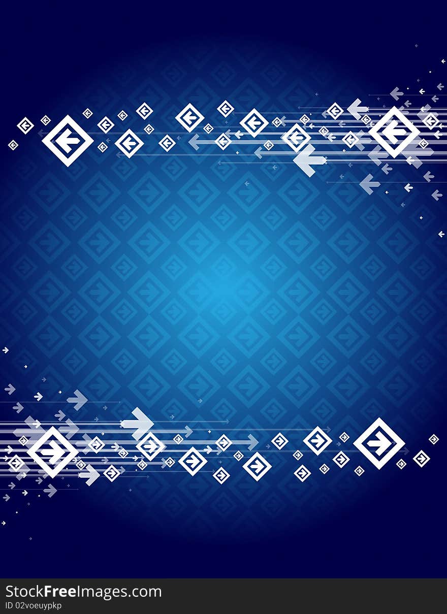 Abstract Background With Arrows