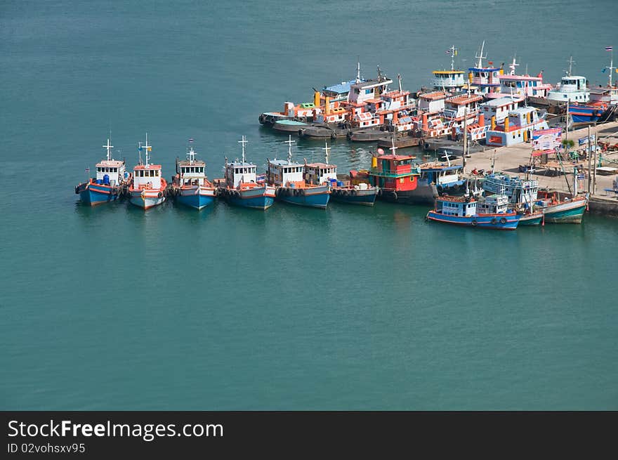 Fishing port ,thailand.