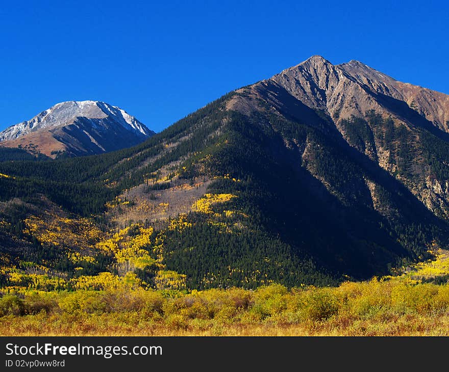 Colorado mountains autumn