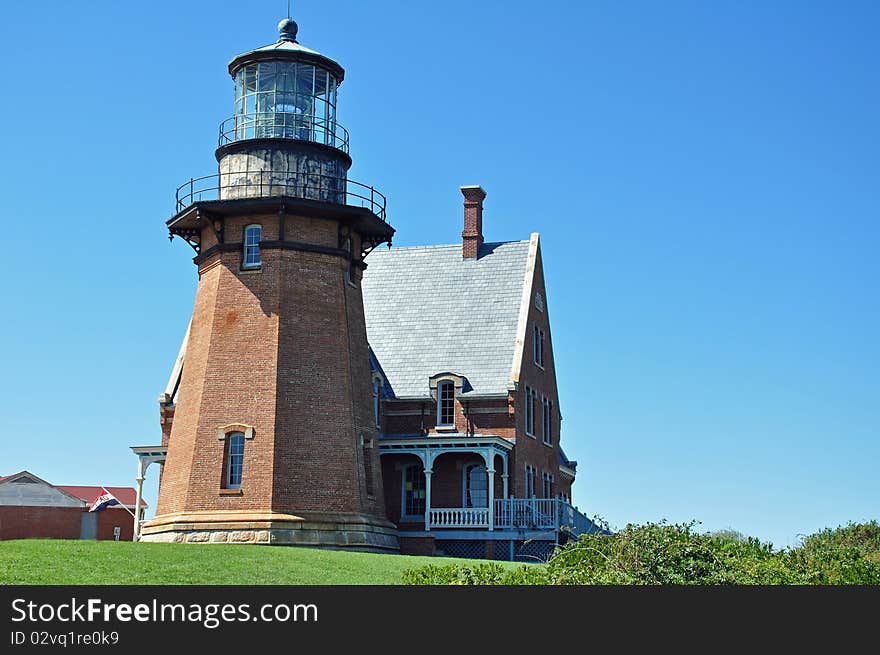 The South East Lighthouse on Block Island, Rhode Island