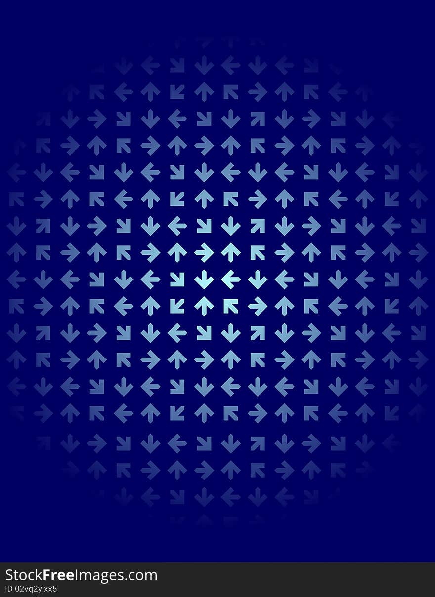 Abstract Background With Arrows