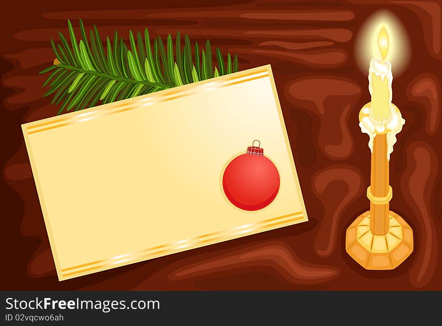 Writing a Christmas card at the light of a candle. Old style. Vector illustration saved as EPS AI 8 is now pending Dreamstime inspection. Writing a Christmas card at the light of a candle. Old style. Vector illustration saved as EPS AI 8 is now pending Dreamstime inspection.