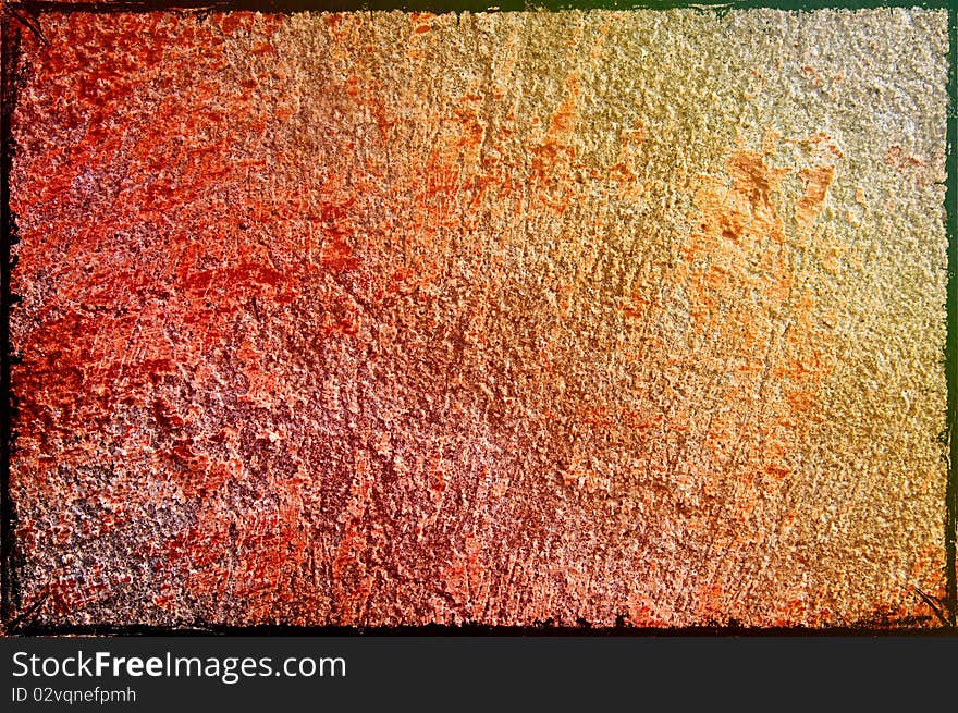 Dirty old wall covered color paints. Dirty old wall covered color paints.