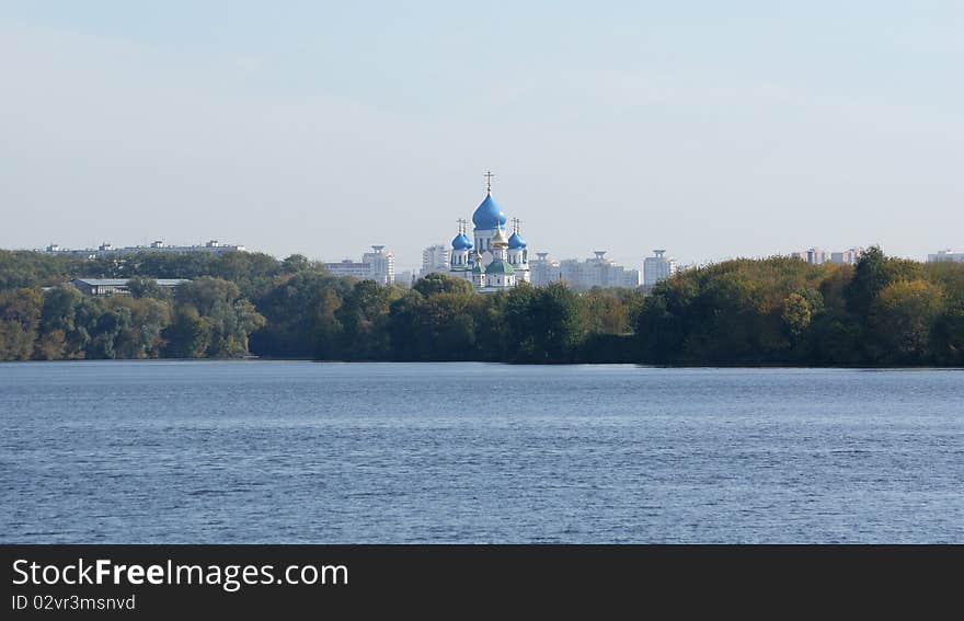 Moscow, Russia, Moscow, Russia, city view from the Kolomenskoye.