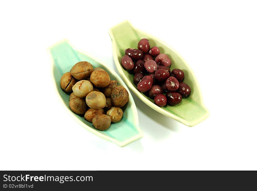 Bean Sprouts And Thai Bambara Groundnut