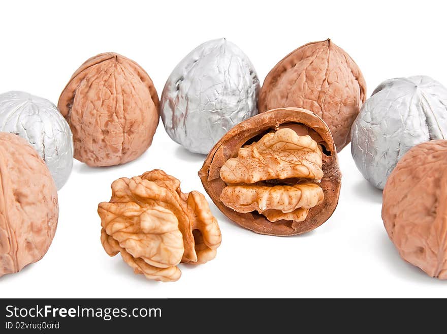 Silver walnuts