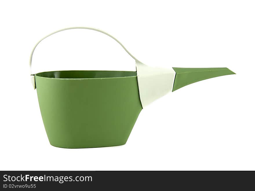 Green Watering Can - Isolated