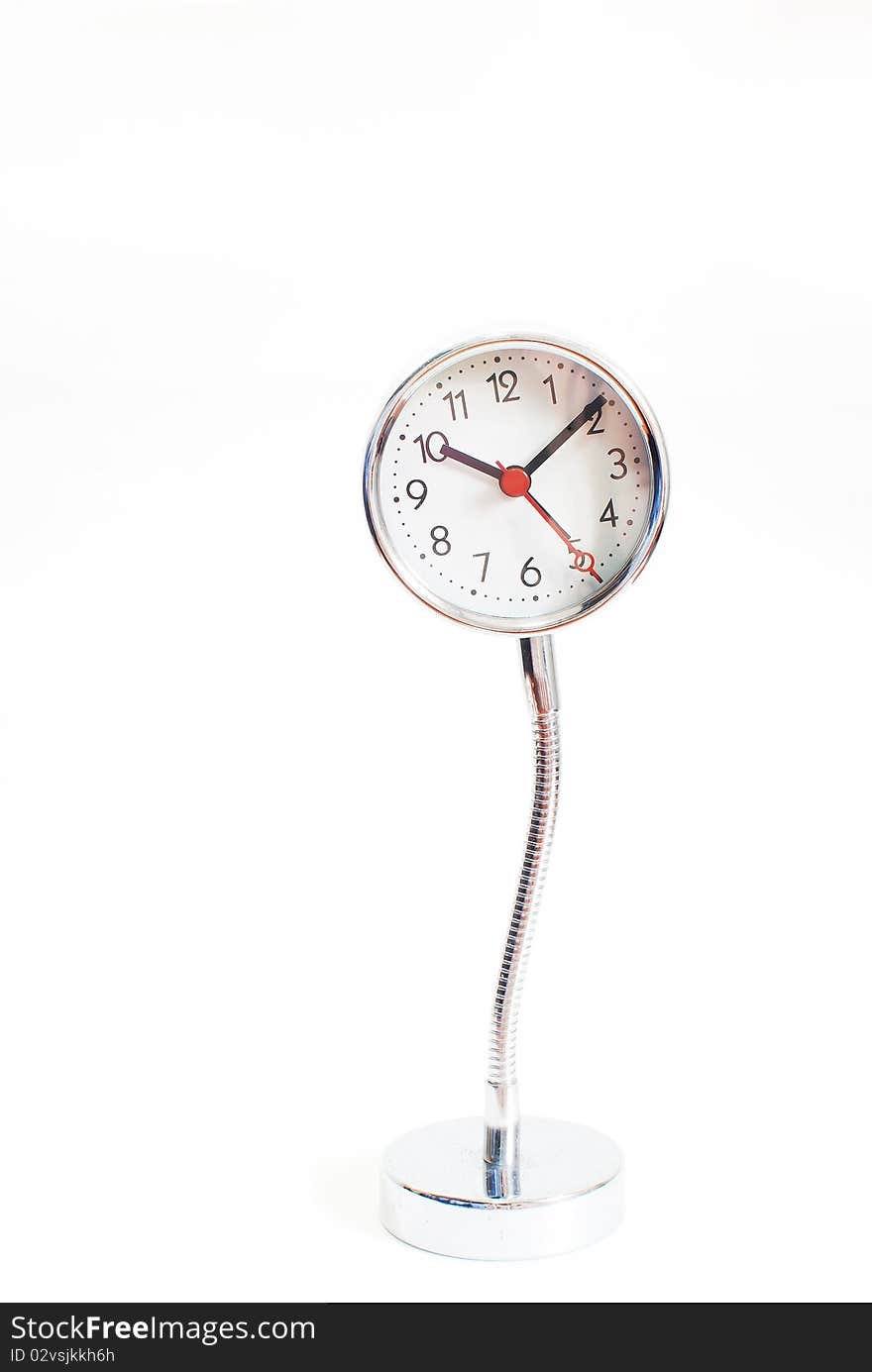 Modern Table Clock Isolated