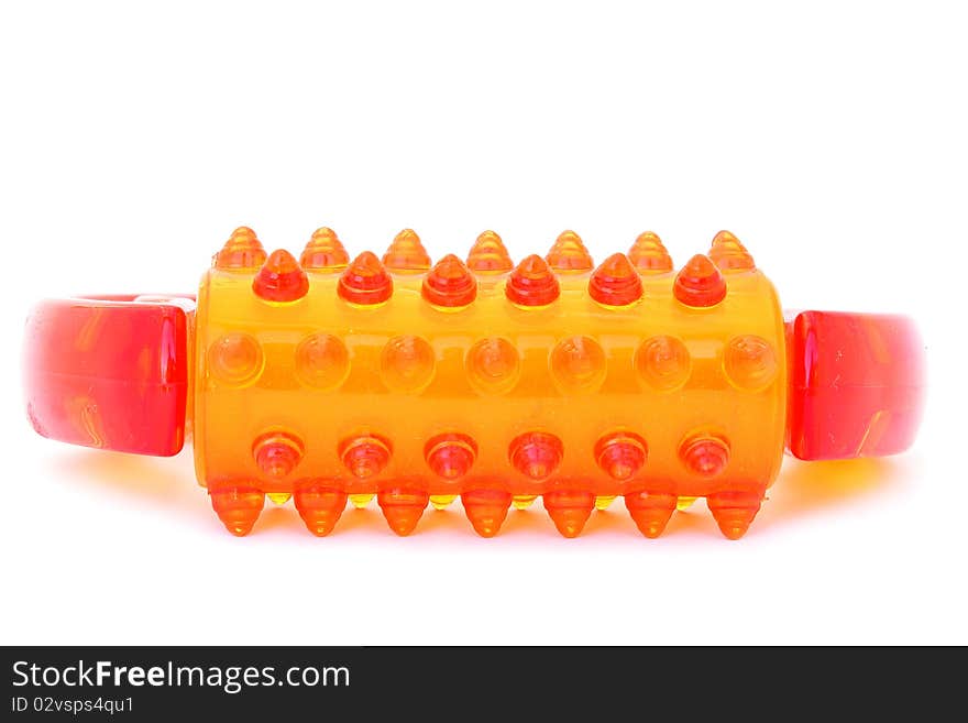 Plastic Massager isolated on a white background