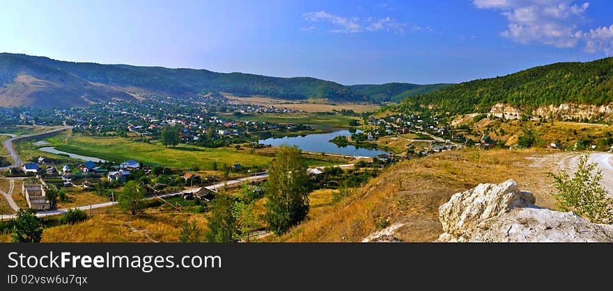 Landscape of Zhigulevsk mountains (Russia). Landscape of Zhigulevsk mountains (Russia)